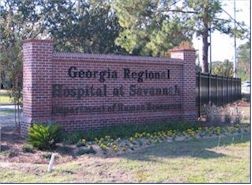 Georgia Regional Hospital at Savannah signage