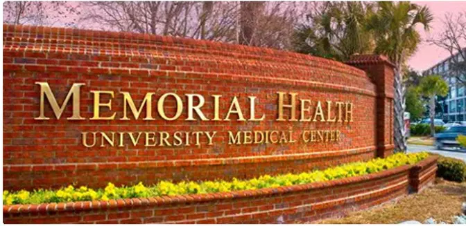 Memorial Health University Medical Center signage